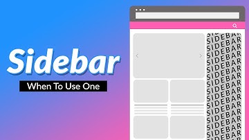 What is a Sidebar and Do You Need One on Your Blog?