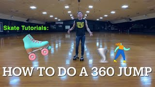 How to 360 on roller skates, 360 jump tutorial. Rollerskating tricks and moves
