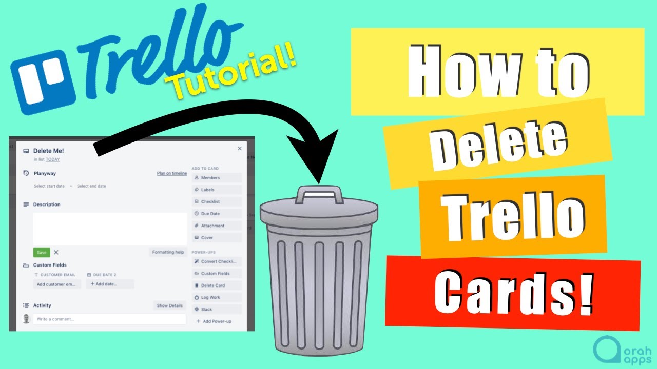 Trello How To Delete A Card - The Fast Way! (No Archiving Required)
