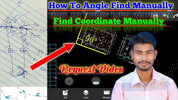 How To Find Angle Manually | Mobile Autocad Use Kar Ke Drawing Ko Kaise Coordinate Par Set Karenge ?