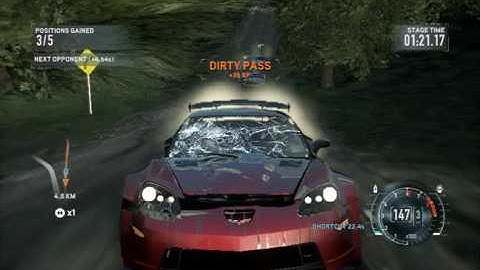 Need For Speed The Run        From 67th to 62nd with Chevrolet Corvette Z06 Carbon.