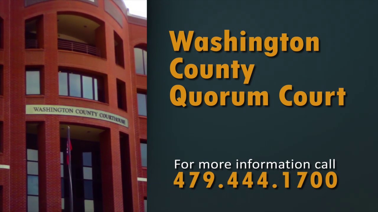 9/20/18 Washington County Arkansas Quorum Court Meeting YouTube