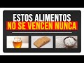 10 Alimentos que NO CADUCAN NUNCA 😱 | Alimentos NO PERECEDEROS