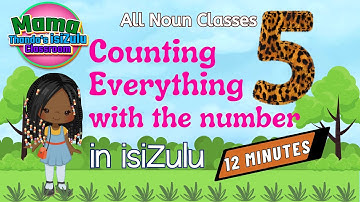 Zulu Numbers Counting Objects with 5 | kuhlanu | Beginner Zulu Lessons