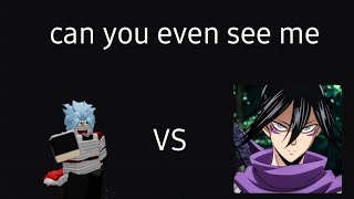Can You Even See Me? Roblox Vs Anime The Strongest Battlegrounds