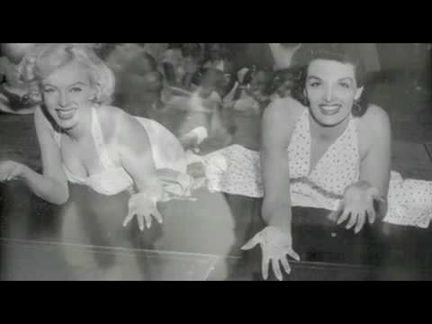 Marilyn Monroe & Jane Russell cemented at the Grau...