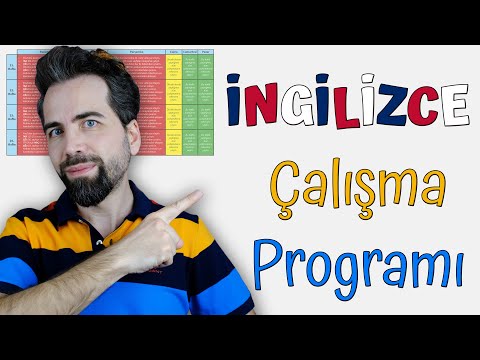 İngilizce Çalışma Programı