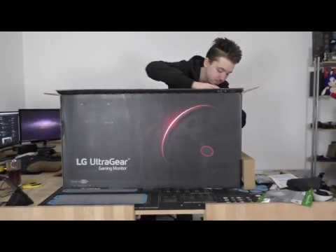 Live: LG 34KG950B Unboxing und Funktionstest