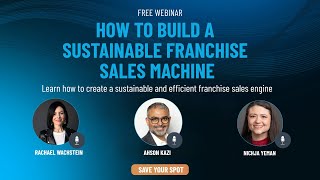 Download Lagu How to Build a Sustainable Franchise Sales Machine | Free Webinar Download Lagu How to Build a Sustainable Franchise Sales Machine | Free Webinar