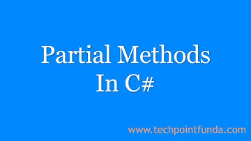 Partial Classes and Methods with live Examples in C#