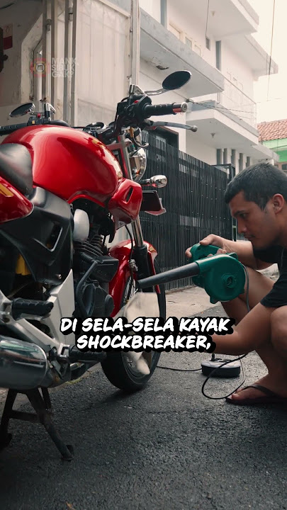 TINGGAL PENCET‼️ CEPET KERING DAN GA BIKIN PEGEL✨ #handblower  #hondatiger #tiger2000 #cucimotor