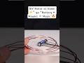 DIY Science Experiment with Battery &amp; Magnet ⚡ |world’s Simplest Motor #shorts #diyprojects #science