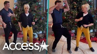 Hugh Jackman & Wife Deborra-Lee Furness 'Dance Into The Holidays' In Sweet Vid