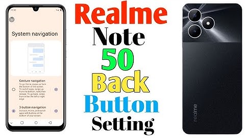 How To Realme Note 50  Back Button Setting✅Realme Note 50 System Navigation-(Uzzol Technology)