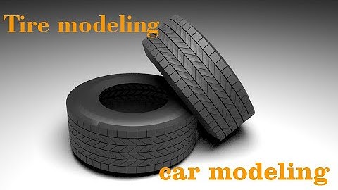How to model a tire in 5 Minutes in Maya