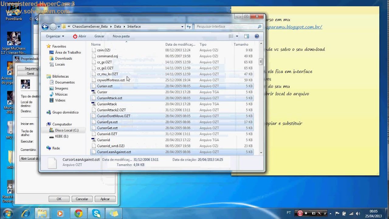 colocando curso em mu - YouTube