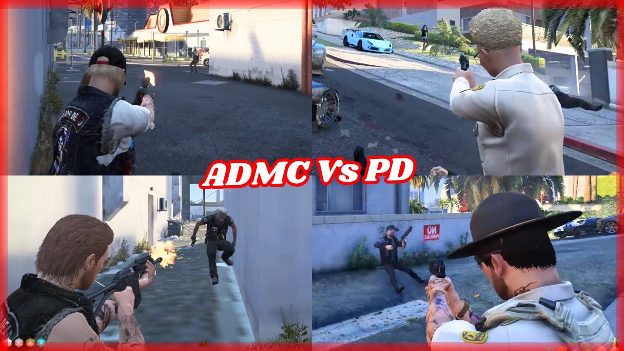 ADMC Vs PD Near Lucky Plucker | NoPixel 4.0 GTARP