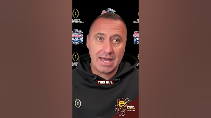 Steve Sarkisian PRAISES Arizona State's Cam Skattebo
