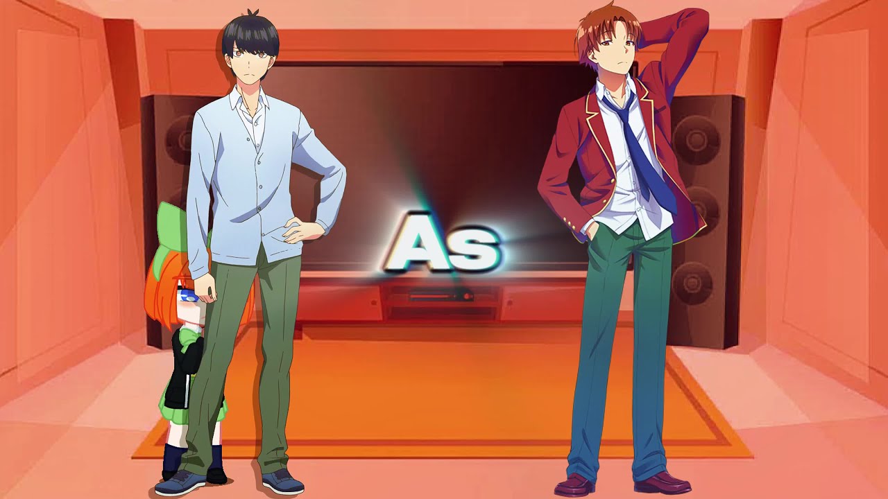 The Quintessential Quintuplets React to Fuutarou as Ayanokoji | 1/1 🇺🇸 - (Gacha Club)