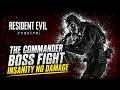 Resident Evil 9 Requiem - The Commander No Damage Boss Fight (Insanity Mode)