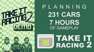 Take It Racing 2 - Major Plans - Devlog #12 - GB Studio