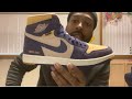 Air jordan 1 element goretex sky j purple ep128