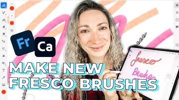 HOW TO MAKE NEW BRUSHES FOR FRESCO USING ADOBE CAPTURE | Make your own digital brushes!