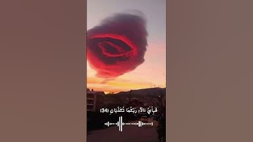 فبأي الاء ربكما تكذبان سورة الرحمن