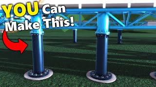 How to Build REALISTIC Intamin LSM Coaster Supports Pt. 1 | TPT2 ROBLOX