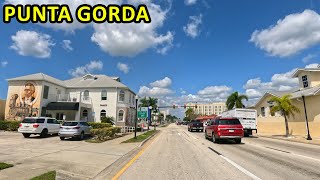 Punta Gorda Florida Driving Through