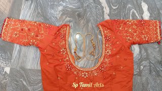 Aari Work Blouse Stone Blouse Model 2 Aari Designer Sp Tamil Arts