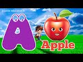🧒 Learn A to Z Alphabets for Kids | ABC Song | A for Apple B for Ball