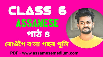 Class 6 Assamese Chapter 4 | ৰোওঁগৈ ব’লা গছৰ পুলি | Question Answer | SCERT/SEBA 2025 Solutions