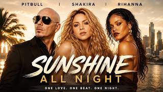 Pitbull x Shakira x Rihanna –SUNSHINE ALL NIGHT  | Official Music Video | Latin Pop × Afrobeat Dance
