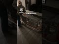 TV cabinet made from an old car bonnet 🛻😲          🎥: TikTok / everydayimhustln7