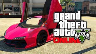 GTA 5 Online: SECRET Vice City Style Neon Pink Paint Job! (GTA V)
