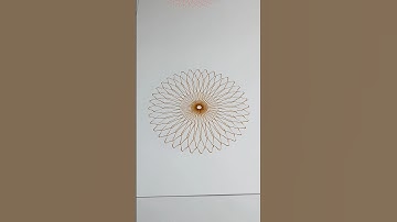 Satisfying Spiral Art in Motion | #spirograph #ASMR #viral