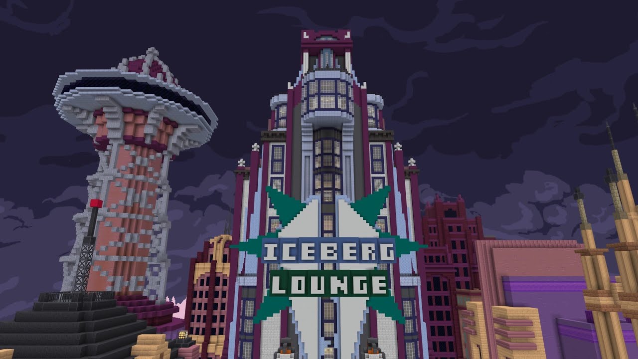 Minecraft Batman DLC - The Penguin Bossfight at Iceberg Lounge - YouTube