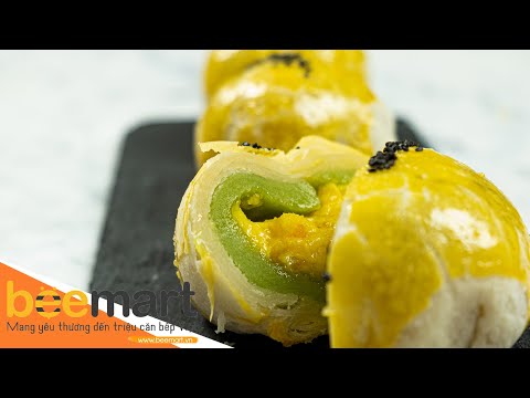 Video Cách làm BÁNH TRUNG THU NGÀN LỚP KIM SA - YouTube