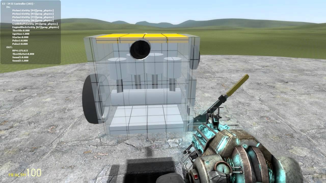 Garry's Mod - Inline 4 Cylinder Engine - YouTube