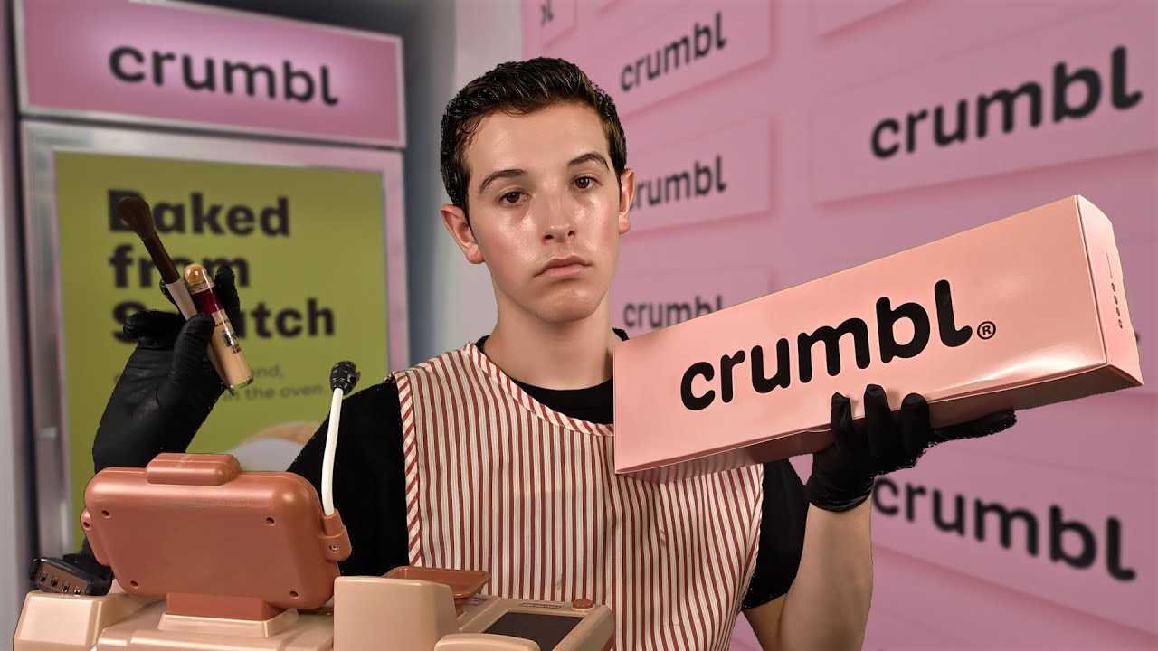 ASMR Crumble Cookie Worker Serves You and Does Your Makeup