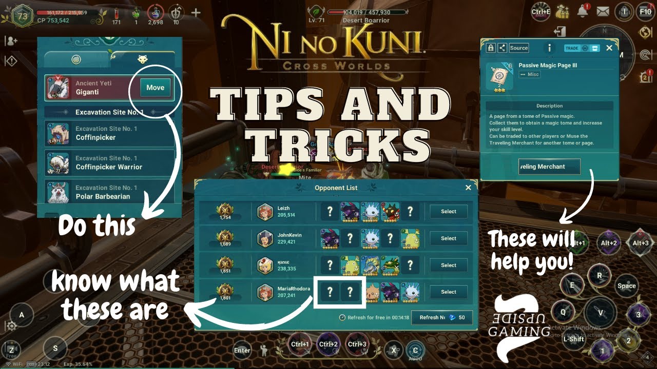 NI NO KUNI CROSS: WORLDS! TIPS AND TRICKS THAT WILL SURELY HELP YOU ...