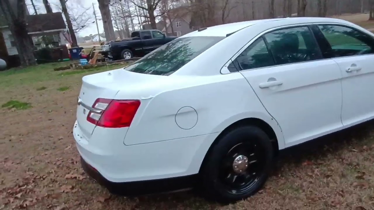 2015 Ford Police Interceptor Sedan 3.7L 306hp 6spd AUTO AWD 77k walk around and check ride