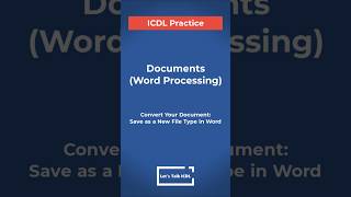 How to Save a Document as a Different File Type in Word