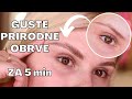 Kako napraviti zaeljane obrve  sapun obrve  brow lift kod kue  aries