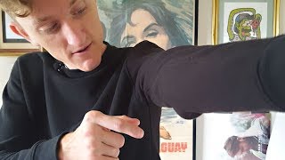 Making A New Crew Neck From Old Sweaters - YouTube