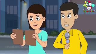 SCHOOL TOPPER | BEST ENGLISH CARTOON VIDEO | KIDS VIDEO 