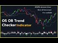 NEW OS OB Trend Checker Indicator: 100% Highly Accurate With Buy Low, Sell High Strategy