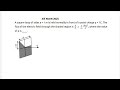 A square loop of sides a = 1 m is held normally in front of a point charge q = 1C.