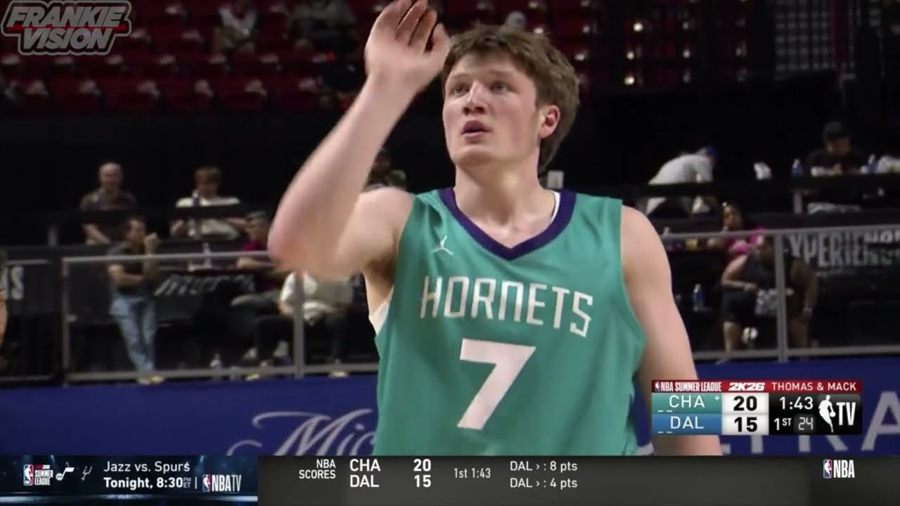 Kon Knueppel vs the Mavs NBA SL | 16 PTS 10 REBS 4 AST | 7.14.25 